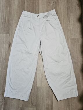 Old Navy Off White Extra High-rise Wide Leg Jeans